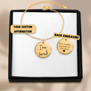 I AM - Affirmations Coin Bracelet