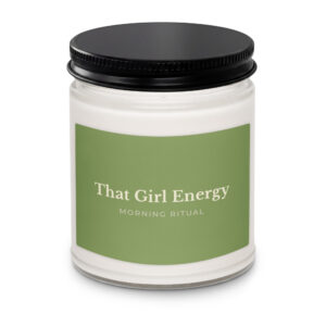 That Girl Energy (Minimalist) Scented Soy Manifesting Candle